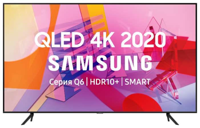 Телевизор QLED Samsung QE55Q60TAU 55" (2020), черный