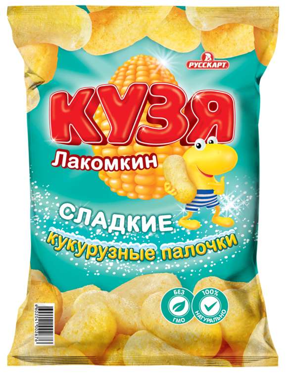 Кукурузные палочки Кузя Лакомкин, 140г (по акции 1+1)