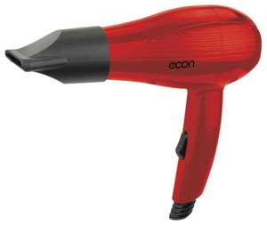 Фен ECON ECO-BH101D, red