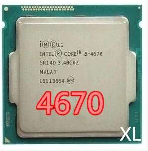 Процессор Intel Core i5 4670, 3,4 ГГц, 6 Мб, разъем LGA 1150