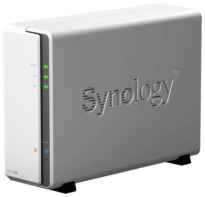 Сетевой накопитель (NAS) Synology DS120 + 1100 баллов на Яндекс плюс