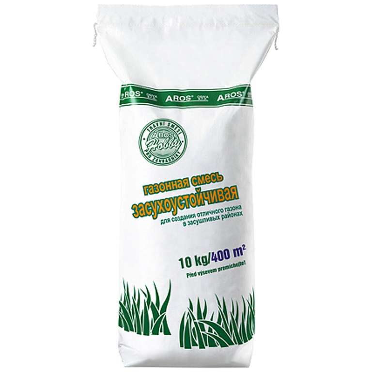 Семена газонной травы AROS Засухоустойчивая 10 кг (цена зависит от города)