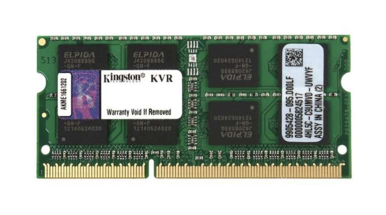 Оперативная память Kingston ValueRAM DDR3 1600 (PC 12800) SODIMM 204 pin, 8 GB 1 шт. 1.5 В В, CL 11, KVR16S11/8