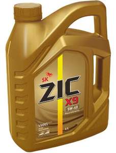 Моторное масло ZIC X9 5w40 4л