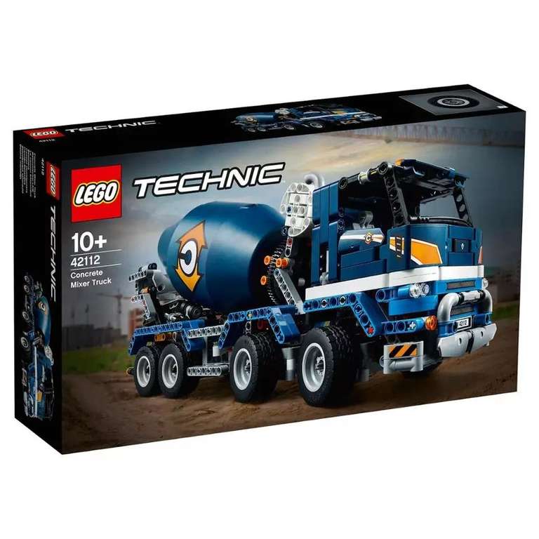 Конструктор LEGO Technic 42112 Бетономешалка на Tmall (4328₽ с монетами)