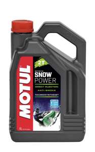 Полусинтетическое моторное масло Motul Snowpower 2T 4 л. для мототехники (для снегохода)