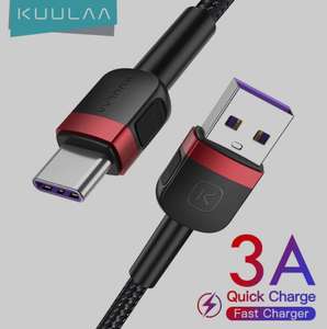 KUULAA USB Type-C кабель QC 3.0, 0.5м