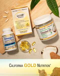 Скидка 20% на пищевые добавки California Gold Nutrition, напр, CollagenUP