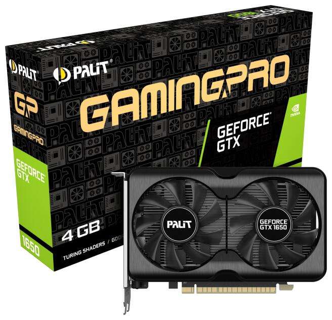 Видеокарта nVidia GeForce GTX1650 Palit GP PCI-E 4096Mb GDDR6