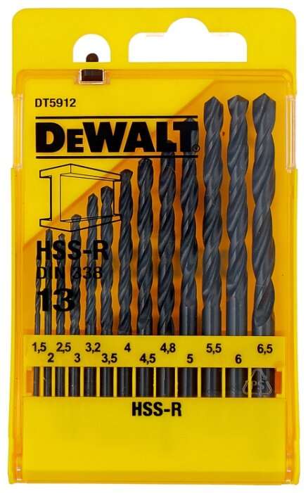 Набор сверл DeWALT DT5912-QZ,13 шт. + другие варианты в описании