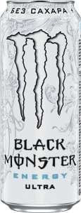 Энергетический напиток Black Monster Ultra, 12 шт по 449 мл