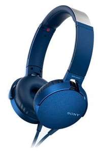 Наушники Sony MDR-XB550AP синий