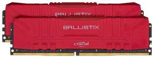 Оперативная память Crucial Ballistix DDR4 3000 (PC 24000), 32 GB (16x2 шт.) 1.35В, CL 15, BL2K16G30C15U4R