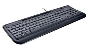 Клавиатура Microsoft Wired Keyboard 600 Black USB