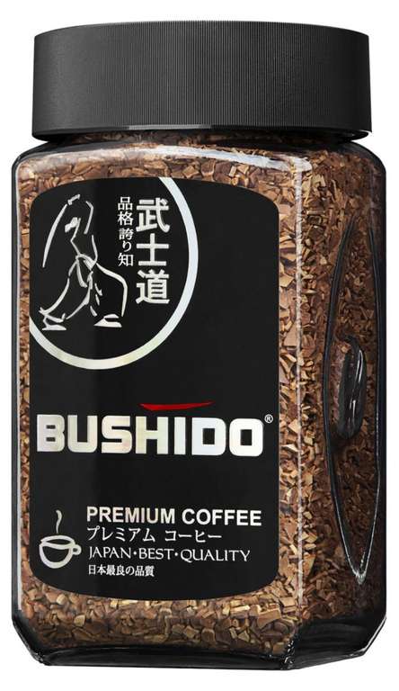 Bushido Black Katana кофе растворимый, 100 г