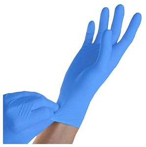 Перчатки смотровые SFM Supersoft Nitrile, 100 пар, размер: M, цвет: голубой