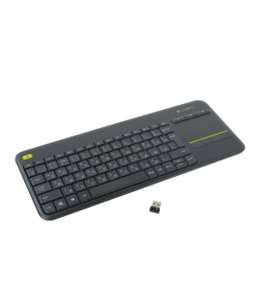 Клавиатура Logitech Wireless Touch Keyboard K400 Plus Black USB