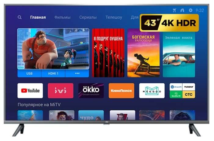 Телевизор Xiaomi Mi TV 4S 43 T2 42.5" (2019)