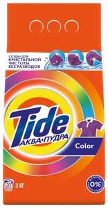 Стиральный порошок Tide Color (автомат), пластиковый пакет, 3 кг