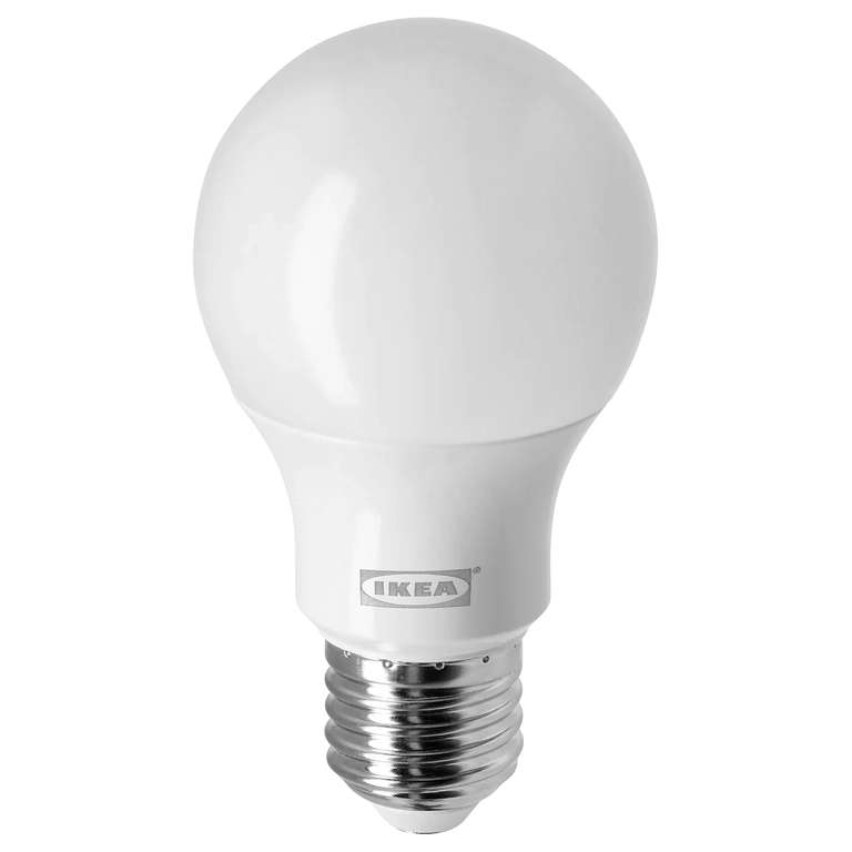 Лампа IKEA RYET РИЭТ светодиодная E27 470 лм