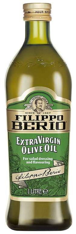 Filippo Berio масло оливковое Extra Virgin, стеклянная бутылка, 1 л (цена при покупке от 6 бутылок)