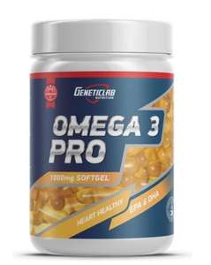 Омега-3 GeneticLab Nutrition, Pro Omega 3 35% 1000 mg, 300 капсул