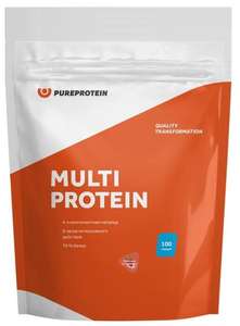 Протеин Pure Protein Multi Protein (3000 г) клубника со сливками