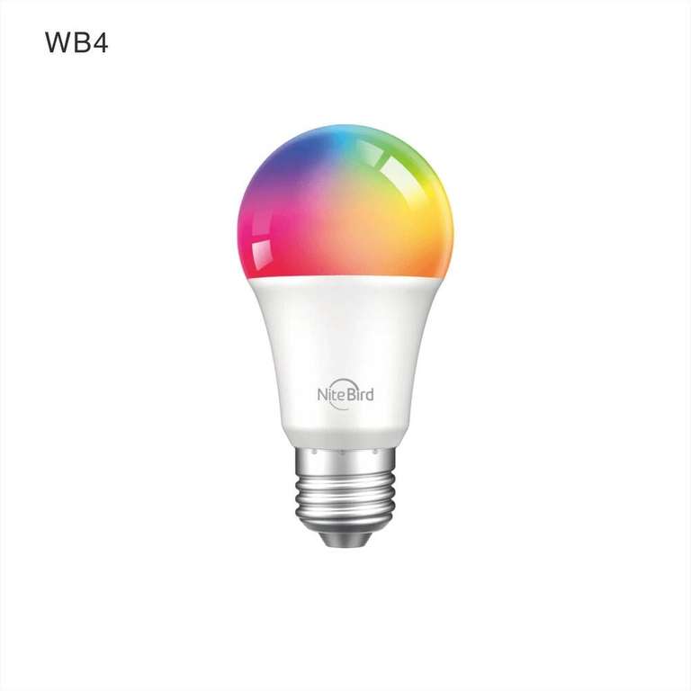 Умная лампочка Nitebird Smart bulb WB4 (RGB) на Tmall