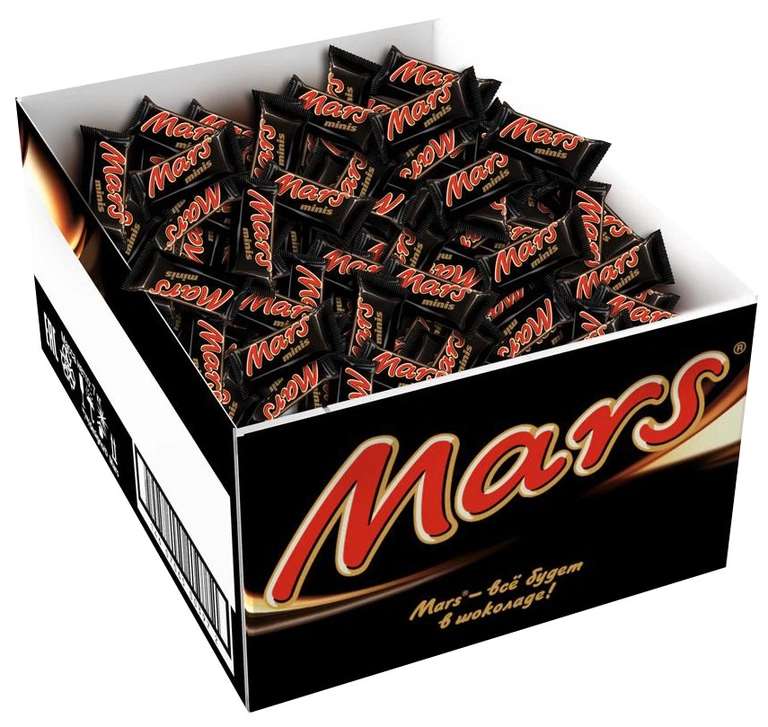 Шоколадные конфеты Mars Minis, 2,7 кг (376₽ за кг.)