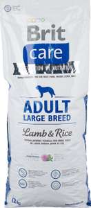Сухой корм для собак Brit Care, ягненок, с рисом 12 кг (для крупных пород)