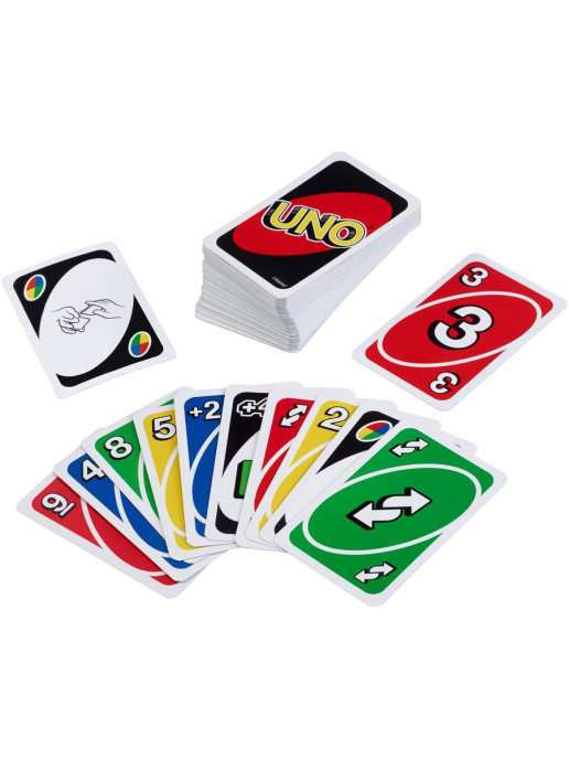 Игра настольная карточная UNO Mattel Games Uno 112 карт в дисплее