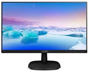 24" Монитор Philips 243V7QDAB (FHD, IPS, 76 Hz, 4 мс, VGA, HDMI, DVI-D, Аудио)