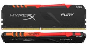 Оперативная память HyperX Fury RGB 16GB (8GBx2) DDR4 3600MHz DIMM 288pin CL17