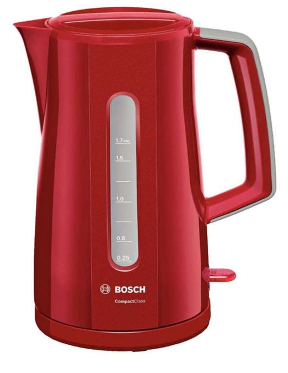 Чайник Bosch CompactClass TWK3A014, красный