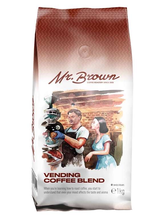 Кофе в зернах 1 кг Mr.Brown - Vending Coffee Blend