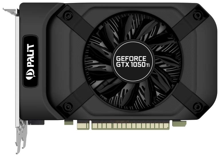 Видеокарта Palit GeForce GTX 1050 Ti StormX 4GB (NE5105T018G1-1076F), Retail