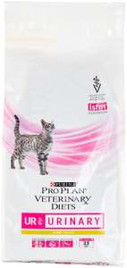 Сухой корм для кошек Pro Plan Veterinary Diets Feline UR Urinary with Chicken dry 1,5кг (+350г за 1₽)