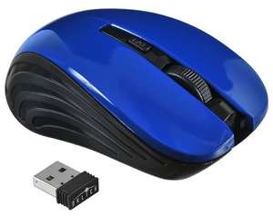 Беспроводная мышь OKLICK 545MW Blue-Black USB