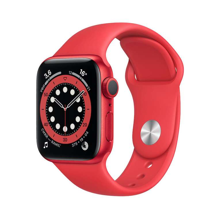[не везде] Смарт-часы Apple Watch Series 6, 40 mm
