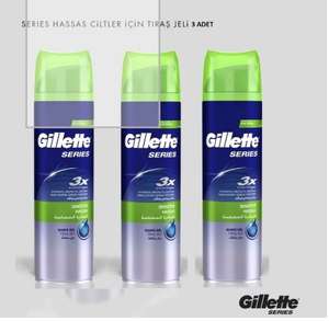 Gillette Series Бритвенная Пена Чувствительная 250 Мл (3 Шт)