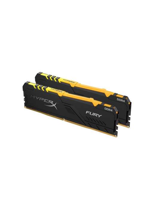 Kingston Комплект модулей памяти HyperX Fury RGB 16 ГБ (HX436C17FB3AK2/16)