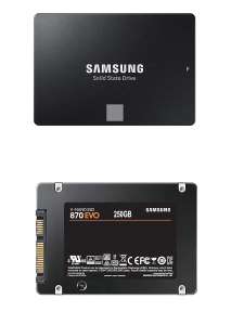 SSD Samsung 870 evo 250GB и 970 pro 512GB