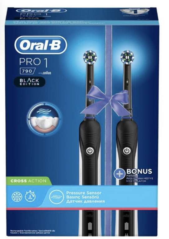 Электрические зубные щетки Oral-B Pro 1 - 790₽ DUO