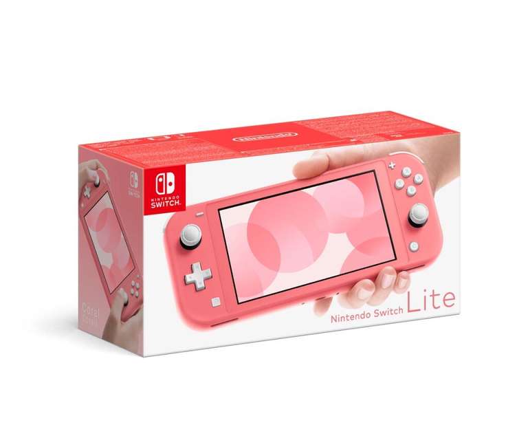 Игровая консоль Nintendo Switch Lite, коралловый, розовый