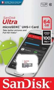 64 ГБ Карта памяти SanDisk Ultra Light microSDXC (SDSQUNR-064G-GN3MN), UHS-I, U1, class 10