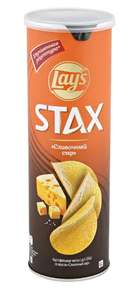 Чипсы Lay's Stax картофельные Сливочный сыр, 140 г 4 упаковки по акции 3=4 (др. в описании)