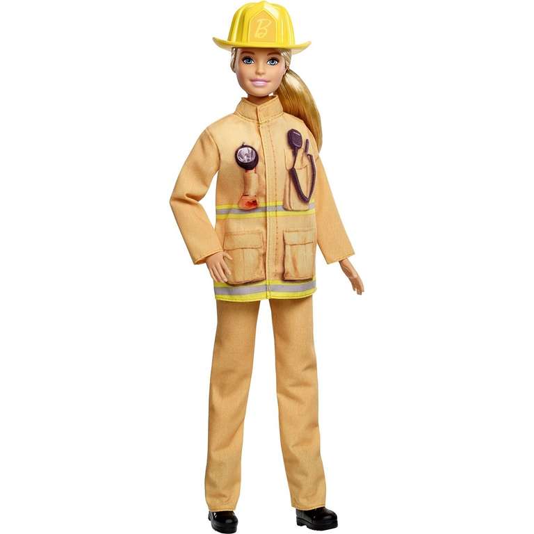 Кукла Barbie юбилейной серии Кем быть Пожарный GFX29