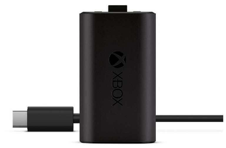 Microsoft Аккумулятор с кабелем зарядки USB Type-C для геймпада Xbox Series S/Series X/One черный