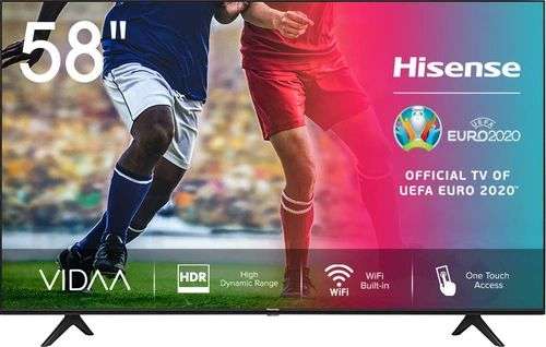 4K UHD Телевизор Hisense 58AE7000F 57.5" Smart TV