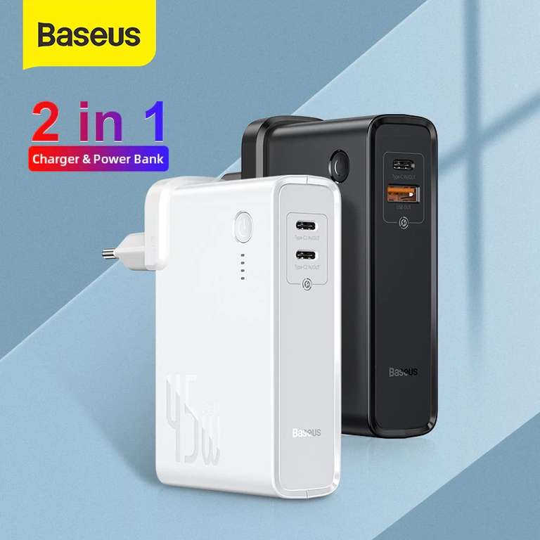 Зарядное устройство Baseus 45W GaN 10000mah Power Bank